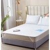 Elif Home Goods Elif Size Protector De Colchón, Impermeable, Acolchado