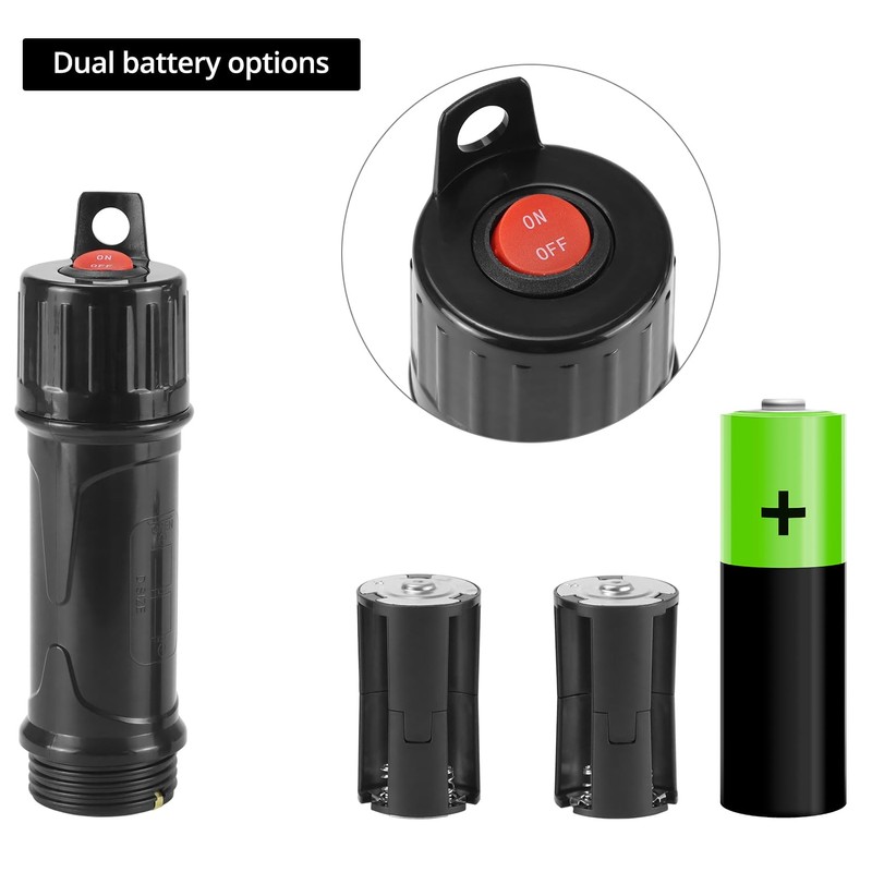 QWORK Portable Power Battery Pump, Upgraded Hand Fuel Transfer Pump