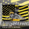 Aoryalps Pittsburgh City Outdoor Flag, 3' x 5' Banner, Polyester