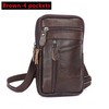 Leather Crossbody Bag for Daily Carry – Compact Multi-Pocket Phone