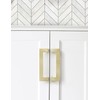 JIASENBAO 5 Pack Gold Cabinet Pulls 5" Hole Center Brushed
