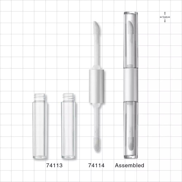 Unbranded Double Head Empty Lipstick Gloss Tube Balm Bottle Containers