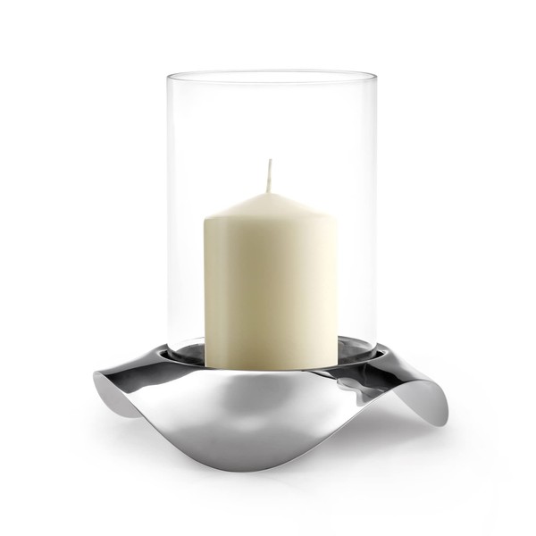 Robert Welch Drift Hurricane Lamp. Made from Stainless Steel. Ideal for indoor or outdoor use.