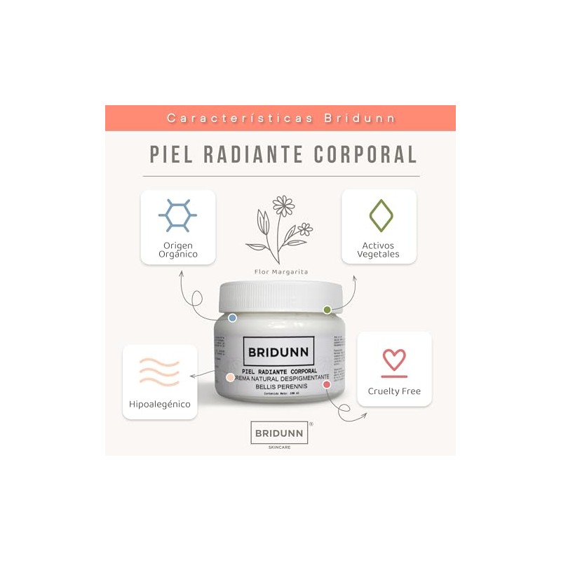 Crema Corporal Aclarante Y Despigmentante Para Cuerpo 150 Ml