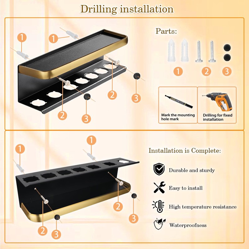 Yimerlen Airwrap Storage Holder Compatible with Dyson Airwrap Curling Iron