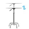 Rotating Spray Paint Rack, 19.3In D - 360°Rotatable Stable Paint