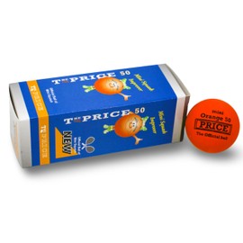 PRICE Mini Squash Improver Balls(12 balls - 4 boxes of 3 balls)