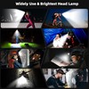2PCS Bright LED Headlamp High Lumens Induction Function, 7 Modes