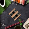 Alipis Wooden Sushi Taco Holder, Sushi Roll Rack U Shaped
