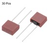 sourcing map 30Pcs DIP Mounted Miniature Square Slow Blow Micro