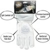 Defiant Metal TIG Welding Gloves - Premium White Goatskin Leather