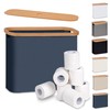 efluky Toilet Paper Basket with Lid, Toilet Paper Organizer for