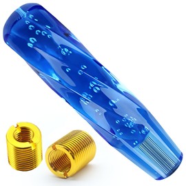[PXLAATY] Shift Knob, Truck, Light Truck, Crystal Shift Knob, 7.9 inches (200 mm), Change Your Expression With Light Effects (Blue)