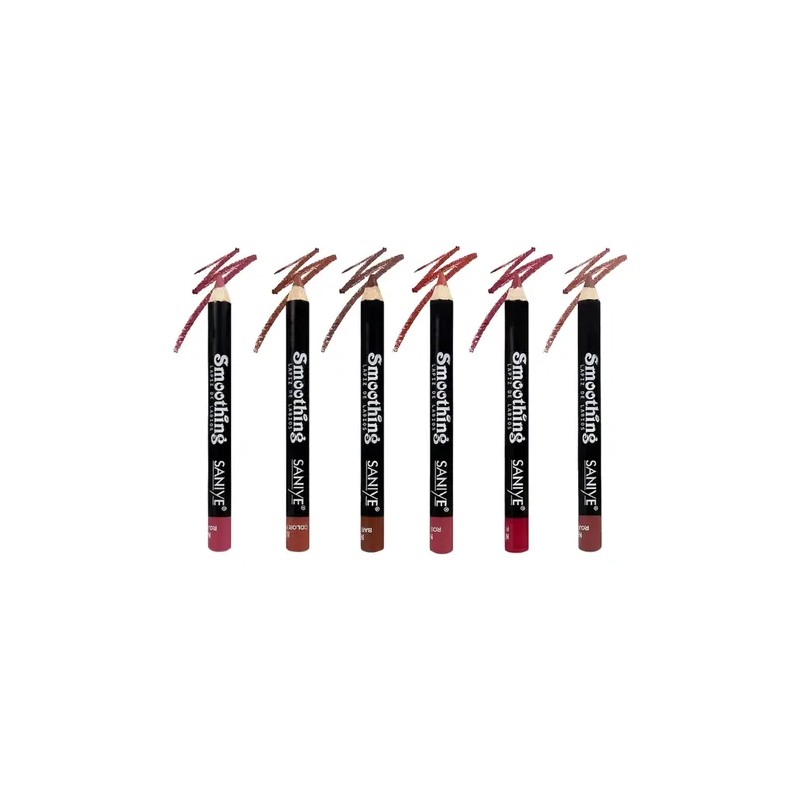 Set 12 Delineadores De Labios Lápiz, Pigmentación Profunda