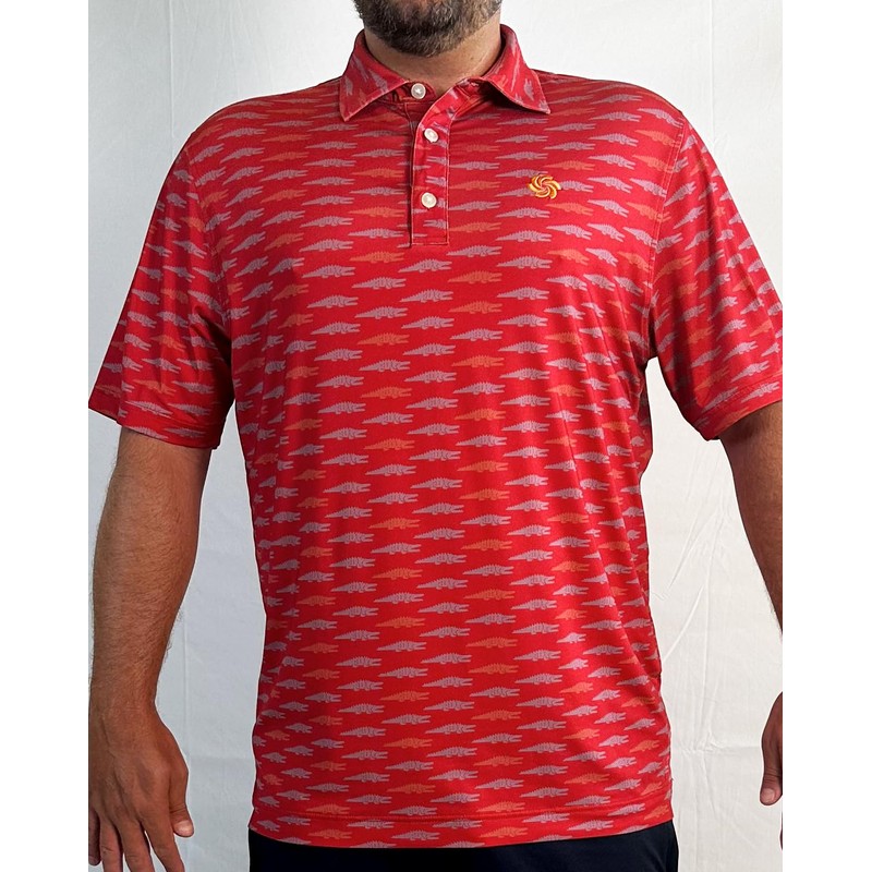 Men's Performance Golf Polo - Breathable, 4-Way Stretch, Moisture Wicking,