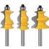 APlus 8 mm Shank Architectural Moulding Milling Cutter Set, Shaping
