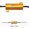 YUNPICAR 50W/25W 6Ω Warning Light Canceller, Turn Signal Resistor, Hifra