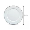 Granite Ware 8-Inch Enameled Steel Dinner Plate Set - Set