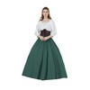 BEAUTELICATE Victorian Skirt Renaissance Skirt 100% Cotton Long Skirt Medieval