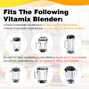 Blender Replacement Wet Blade Kit (4-Piece) - Compatible with Vitamix