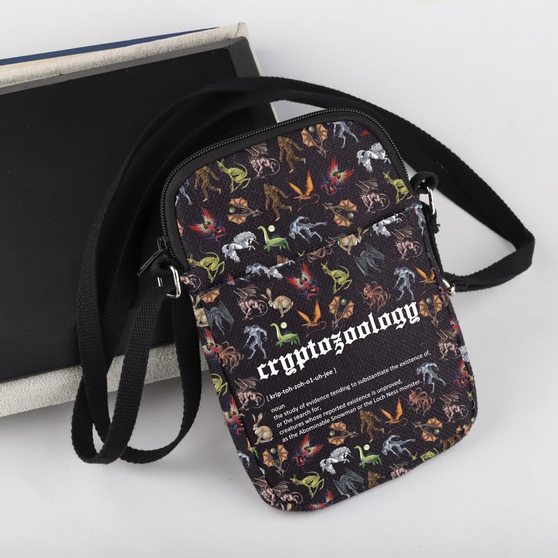 Cryptid Gift Cryptozoology Makeup Bag Cryptid Monster Gift for Women