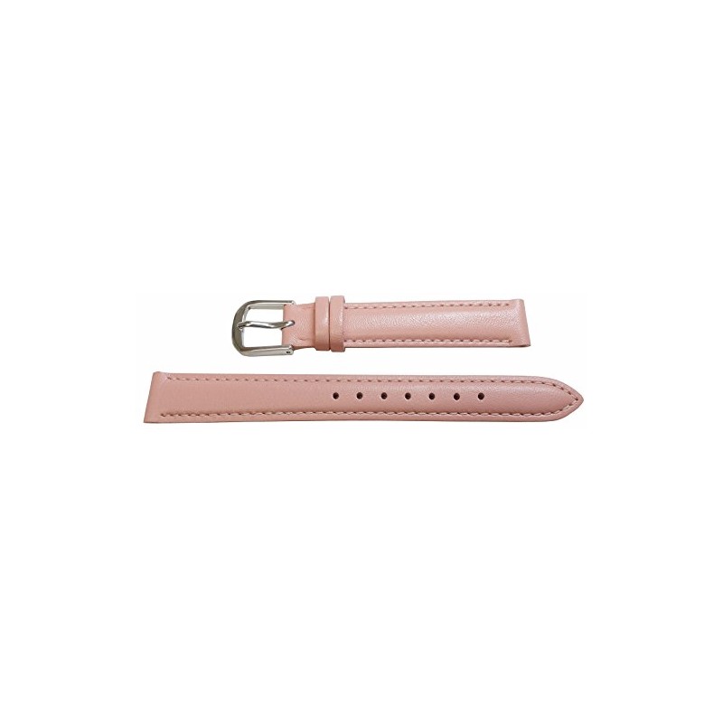 BAMBI Bambi Watch Band Genuine Leather Pink 8mm Buckle Silver