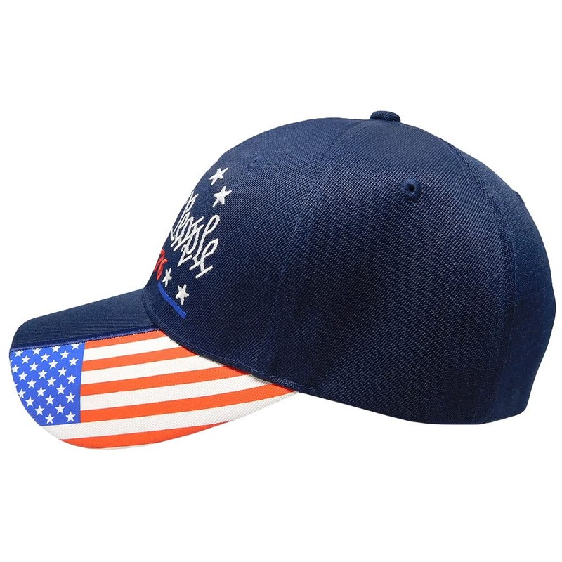 We The People 1776 Navy Blue USA Flag On Bill