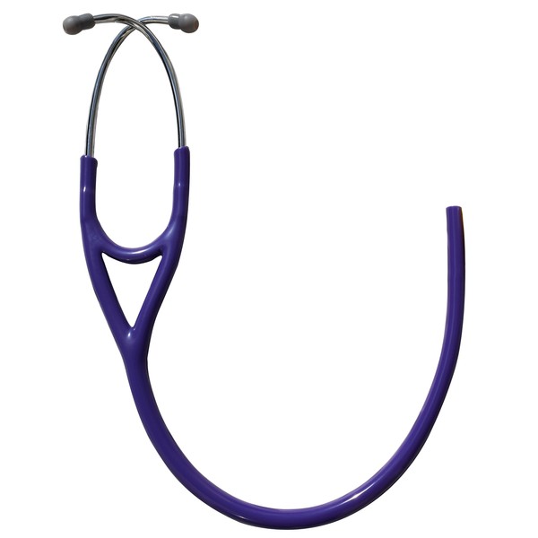 (Stethoscope Binaural) Replacement Tube by Reliance Medical fits Littmann Cardiology III Stethoscope - TUBING (Purple)