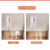 MOLUOLA LIGHTING LED Wall Lamp Bedside Reading Light Plug-in 3W