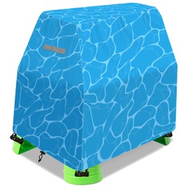 Kids Water Table Cover Fit Step 2 Rain Showers Splash Pond Water Table,Under the Sea Water Table Cover Waterproof Dust Proof Outdoor Water Table Toys Cover for Water Table for Toddlers 1-3