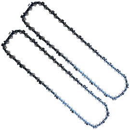 Opuladuo 2PC 14 Inch Chainsaw Chain for WORX WG305.1 WG305, 14" Replacement Chain for Sun Joe SWJ599E SWJ699E - 3/8" - .050" - 52 DL