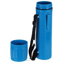 sourcing map Welding Rod Storage Tube, 14 Inch Tungsten Electrode Holder Container Airproof Waterproof 4.5kg Capacity with Strap, Light Blue