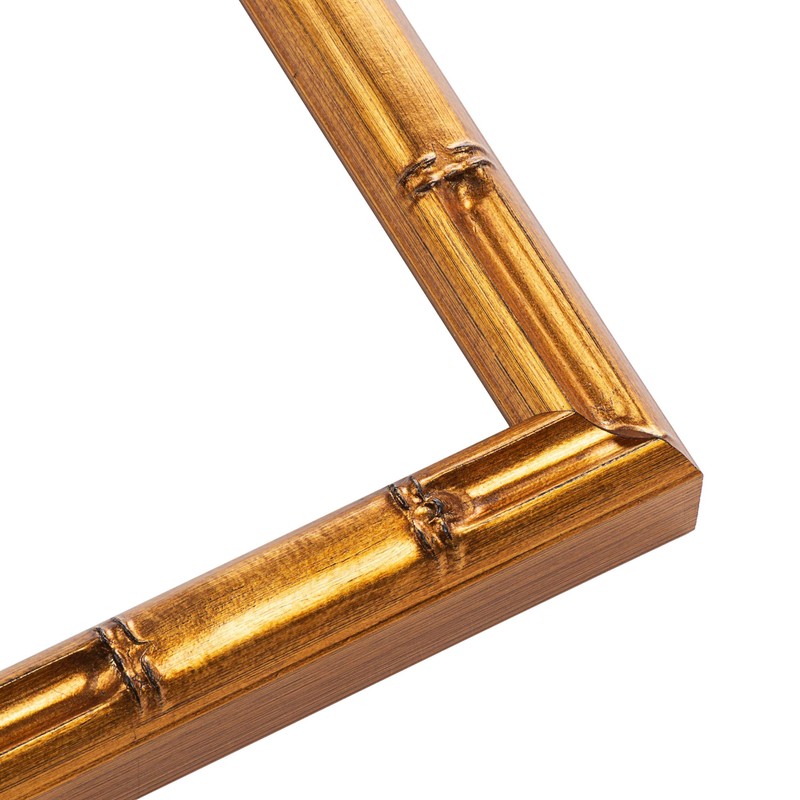 Pack of 2 Gold Bamboo 8x10 Picture Frames | Solid