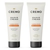 Cremo Barber Grade Sandalwood Shave Cream, Astonishingly Superior Ultra-Slick Shaving
