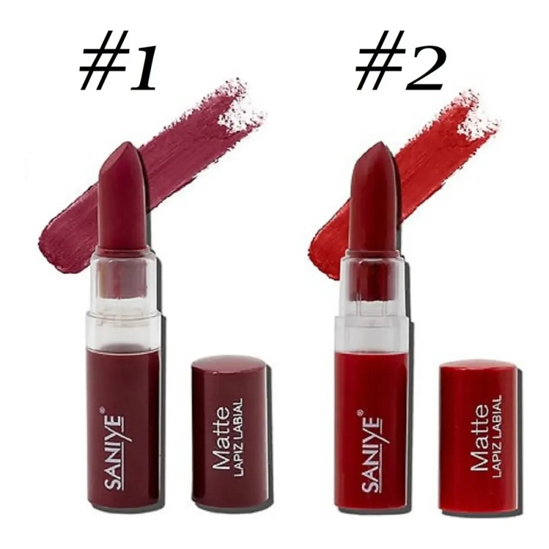 Set De 6 Lapices Labiales Efecto Matte Tonalidad Vibrante