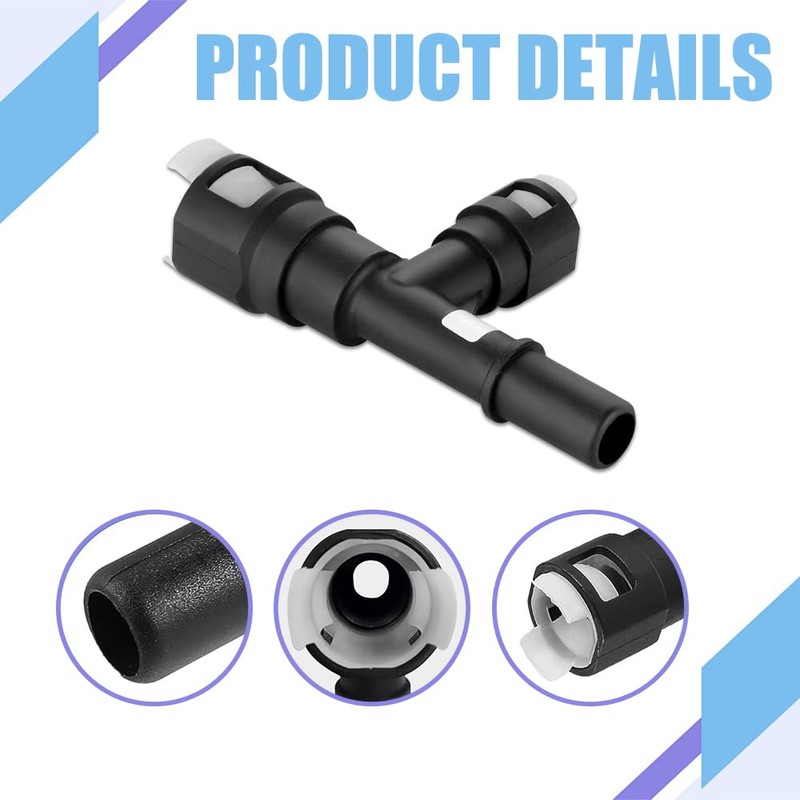 QZTYTY HVAC Heater Inlet Hose Tee Connector, Heater Hose Connector,