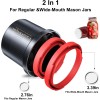 CASA Electric Mason Jar Vacuum Sealer Kit for Wide &