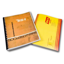 Bsa 500 650 A65 Lightning Service Repair Parts Manuals Unit Construction Twins