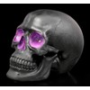 Figuren Shop GmbH Gothic Skull with Purple Crystal Embellishments -