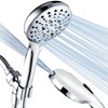 BRIGHT SHOWERS High Pressure Shower Head with Handheld, 9 Spray