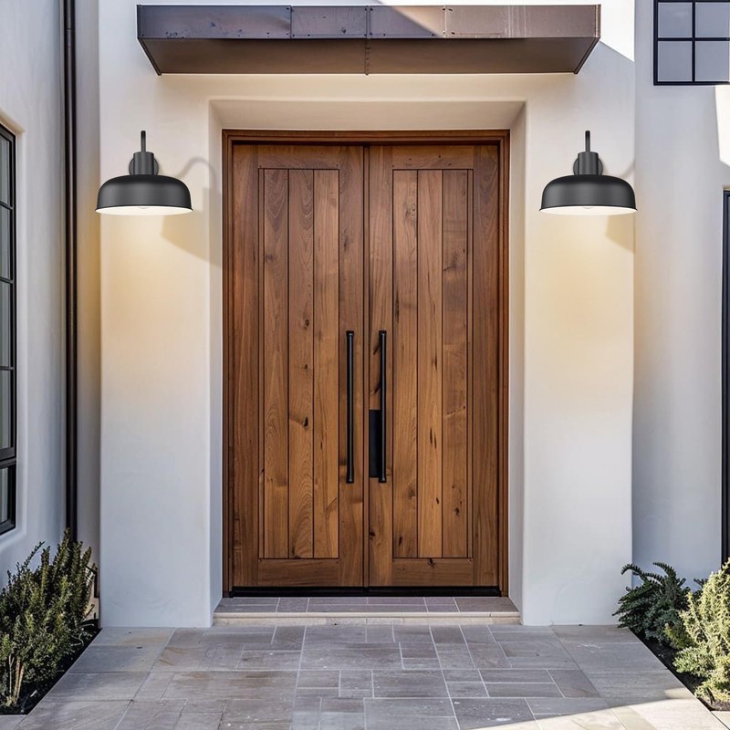 Darkaway Solar Barn Light for Outdoor, Dusk to Dawn Outside