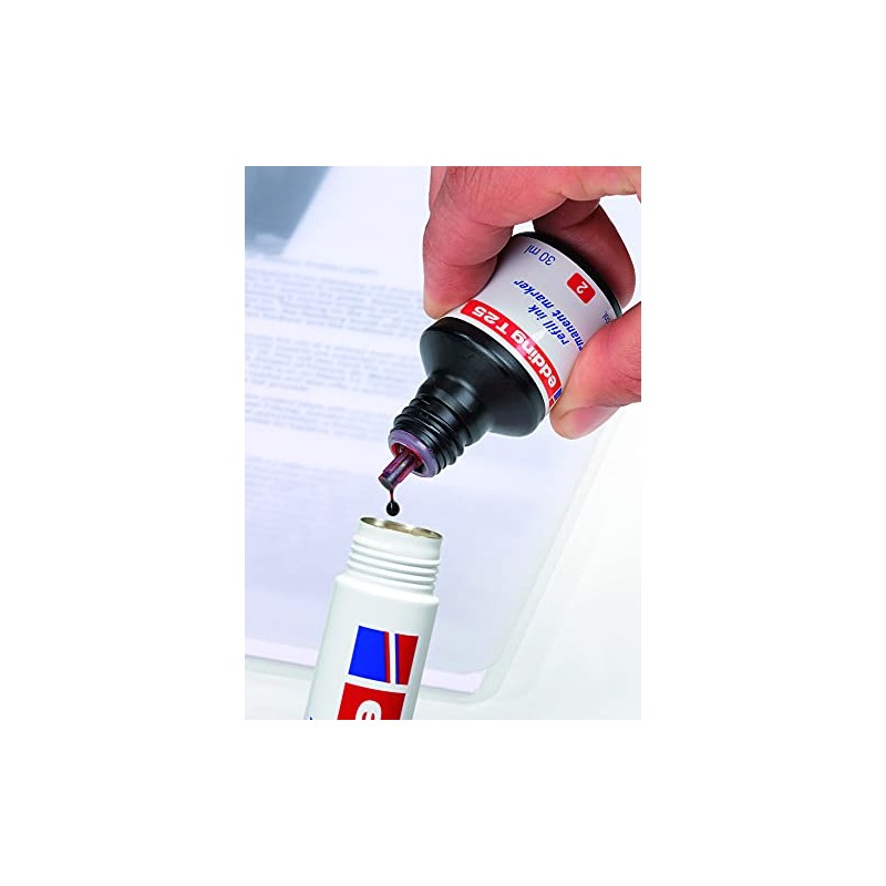 edding T 25 refill ink permanent marker - pink -