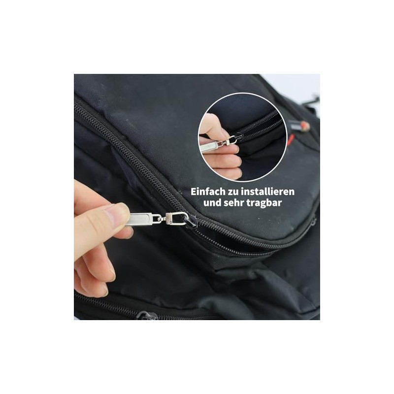 Zip Zipper, Pack of 10 Replacement Parts Zip Zipper, Metal
