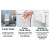 Loo Discreet Flushable Wipes Dispenser with No-Drill Suction Mount -