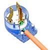 Nema 5-15P 90 Degree Right Angle Plug - 10 Pack,