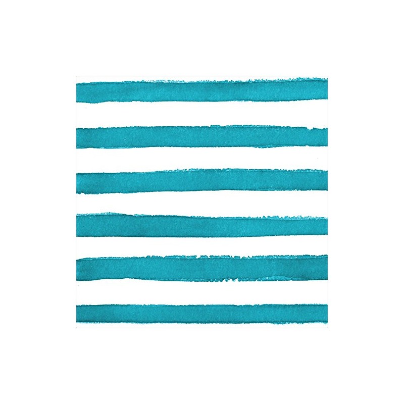 Creative Converting Beverage 2-Sided Blue Watercolor Beverage Napkins-24pcs, Beverage, Dotted