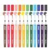 Fonzell Super Brush Marker - 12 Colours, Flexible Brush Tips,