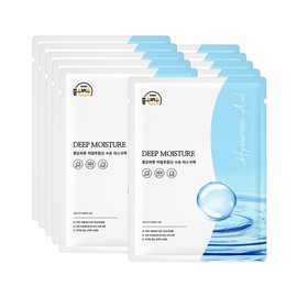 Good Habit Hyaluronic Acid Mask Pack Moisturizing Soothing Whitening Wrinkle Moisture Mask Pack 10 sheets / 좋은버릇 히알루론산 마스크팩 보습 진정 미백 주름 수분 마크스팩 10매
