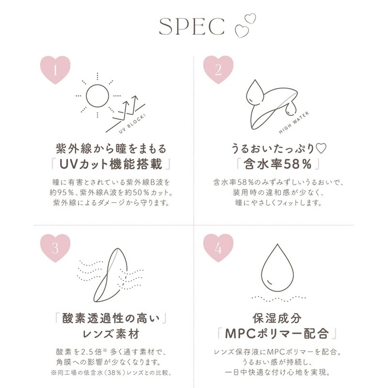 チューズミーUV チョコブラウン 10枚入り 【BC】8.5 【PWR】-1.25