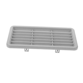 ULTECHNOVO Louvered Vent Cover for Car Air Conditioning Grille Enhanced Air Circulation for Rvs and Vehicles Grey Wide